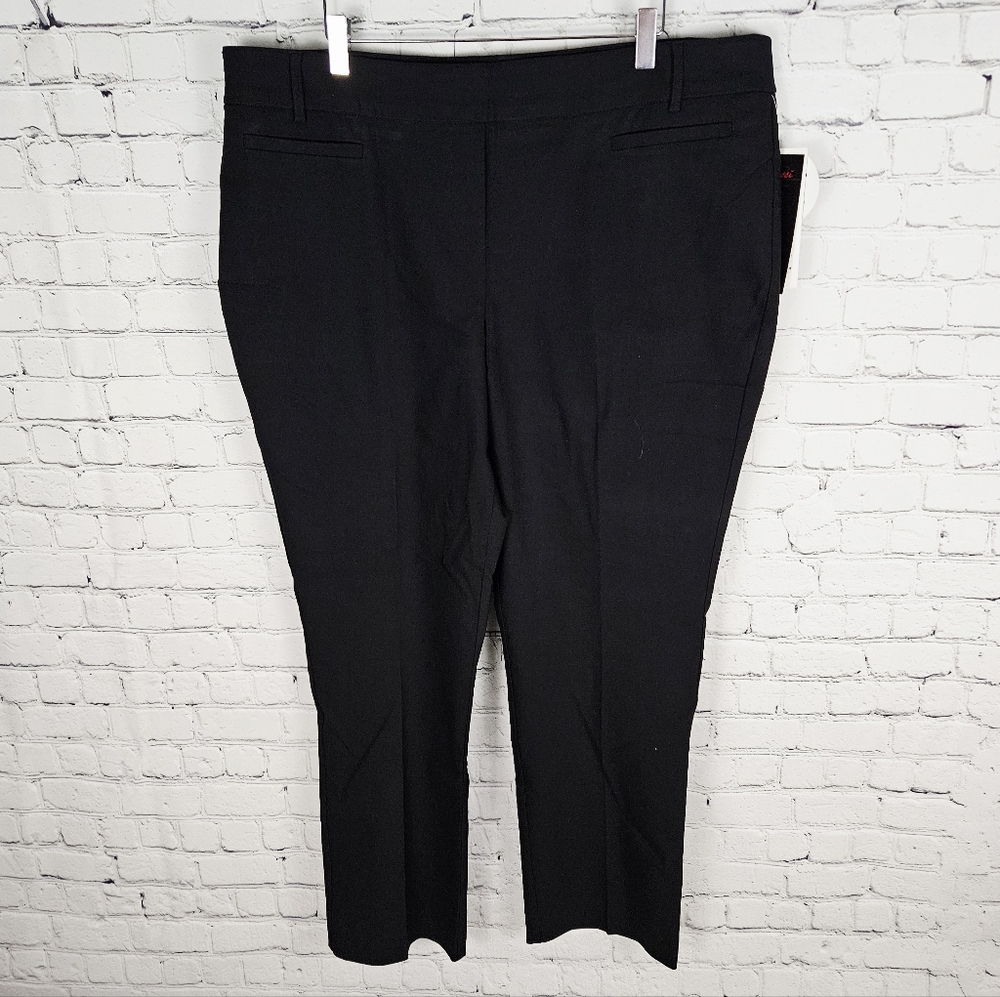 REKUCCI | Ease Into Comfort straight leg tummy control petite dress pants